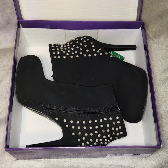 Madden Girl Shoes - Madden Girl size 8.5 zip up booties 5 inch heels